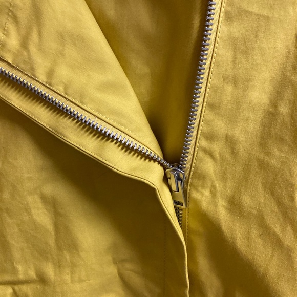 COPY - Yellow lined J. Crew raincoat, size small - Picture 10 of 12